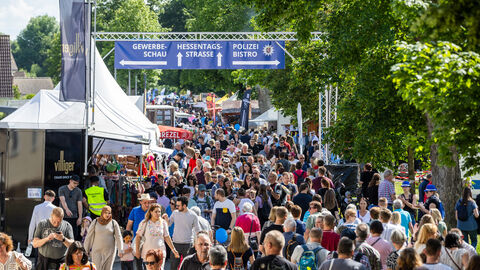 Impression vom Hessentag in Fritzlar